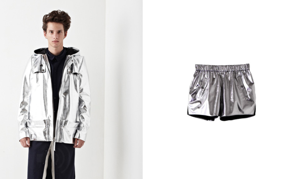 Jacket by Josefin Strid / shorts by BACK Jacket by Josefin Strid / shorts by BACK