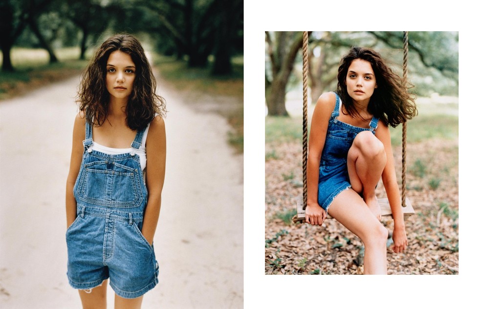 Katie Holmes KATIE HOLMES|DUNGAREES