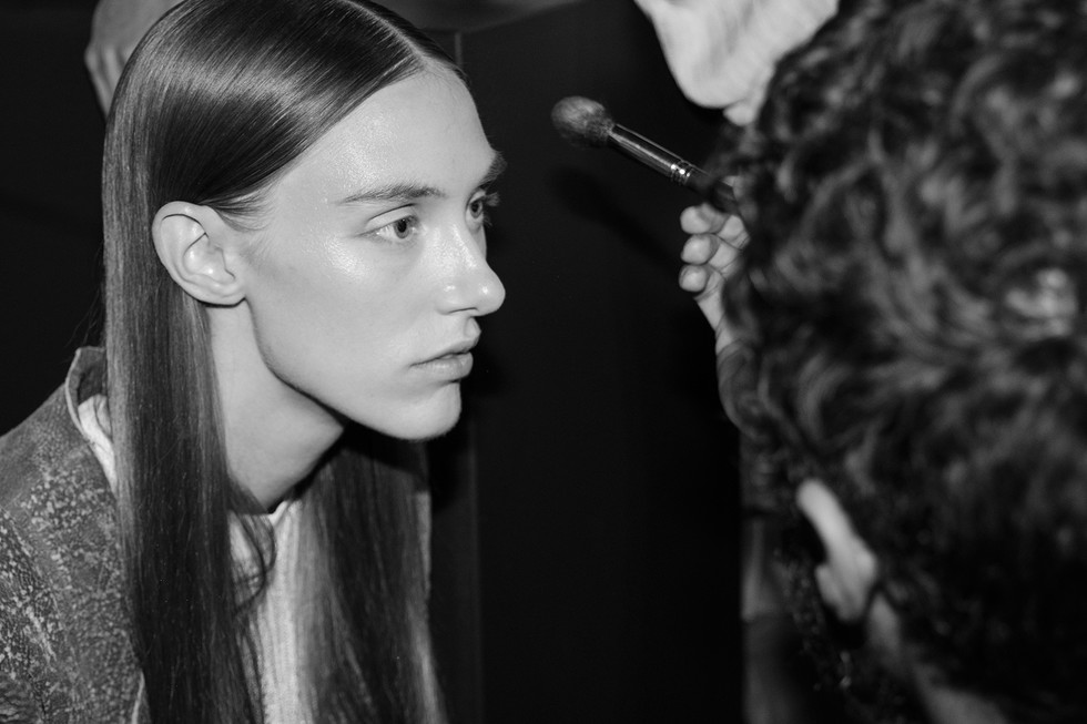 Backstage at Dagmar SS15