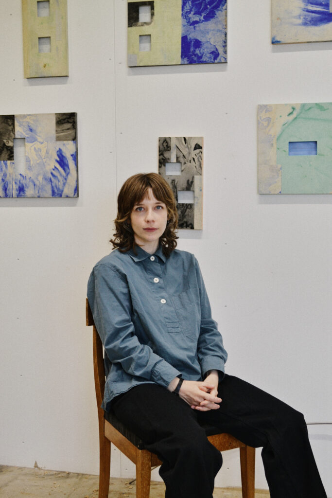 Nadine Byrne on sisterhood, inherited materials, and learning to be here now