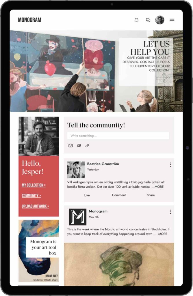 Monogram Launches Social Platform to Modernize Art Collecting and Peer-to-Peer Sales
