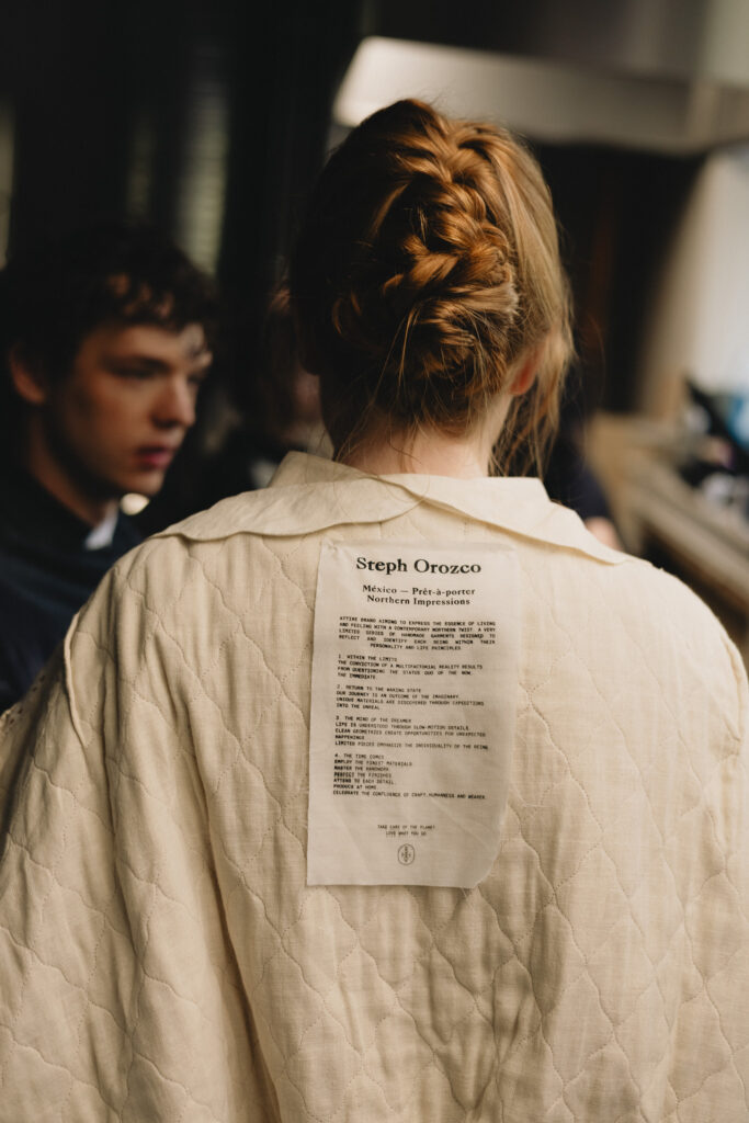 Backstage at Steph Orozco Refugio SS27