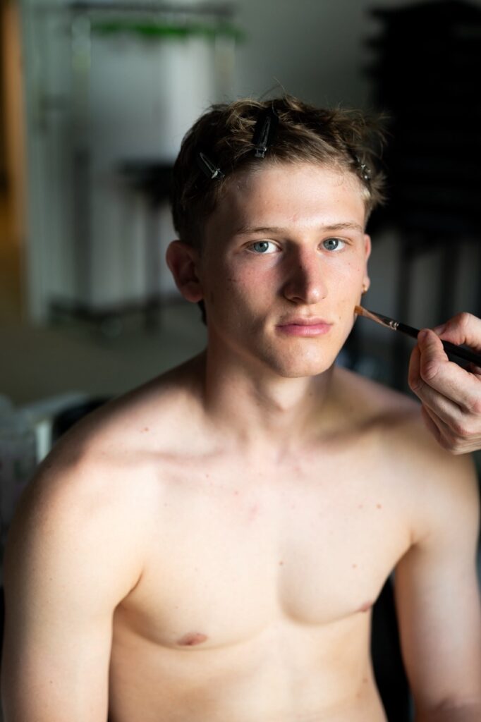 Backstage at Lazoschmidl SS27 “DAYNIGHT”