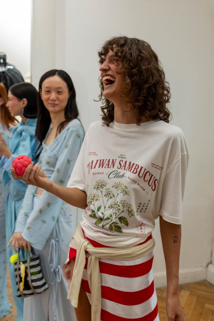 Backstage at Ray Chu SS27 | LFW