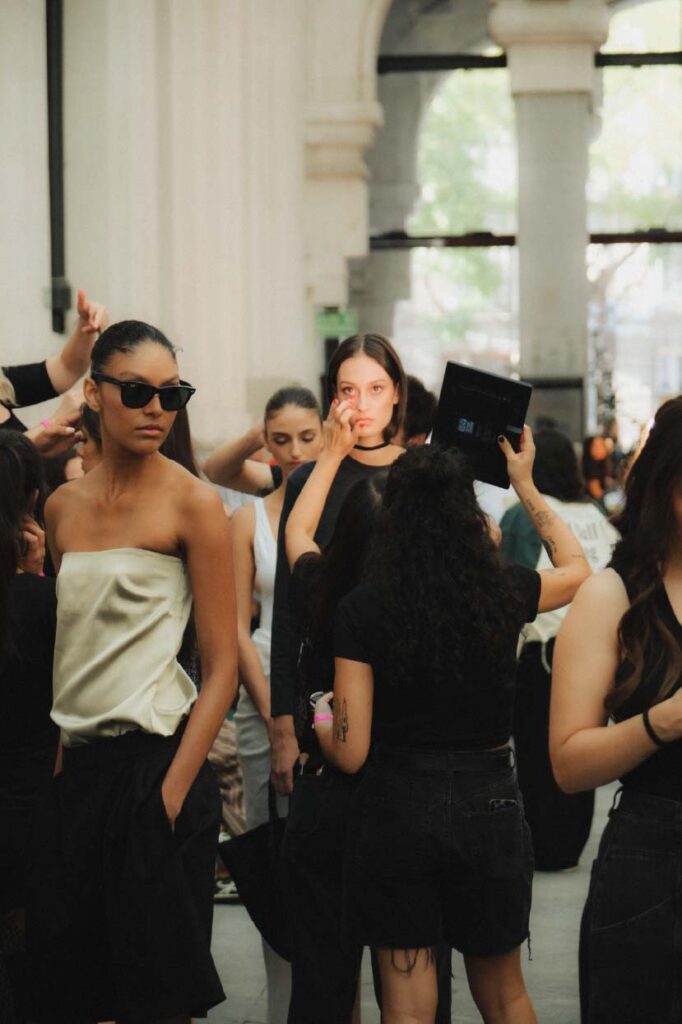 Backstage at ALEX RIVIERE STUDIO SS27 | MBFW