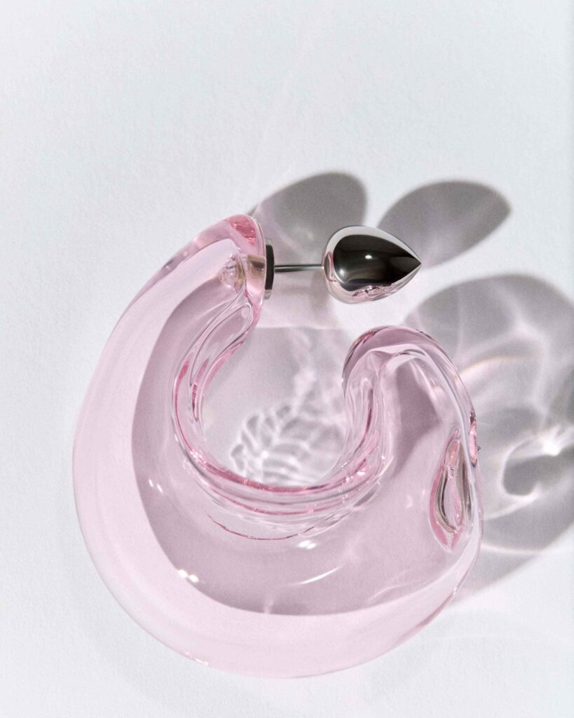 Alaïa Shapes Glass into Sculptural Jewellery