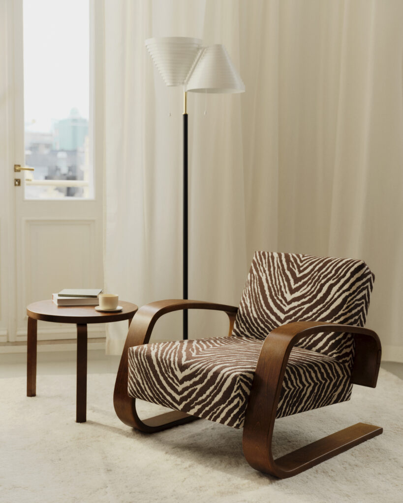 Artek reimagines its iconic Zebra print in a new colour way