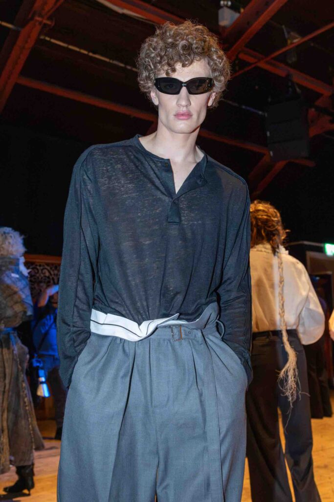 Backstage at YUHAN AO SS27 | LFW