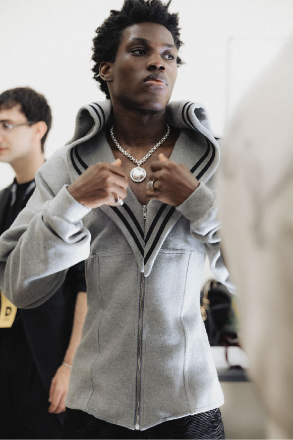 Backstage at Apolineo Studio Biyeyemete SS27 | MBFW