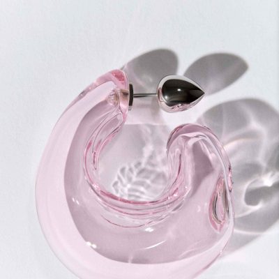 Alaïa Shapes Glass into Sculptural Jewellery
