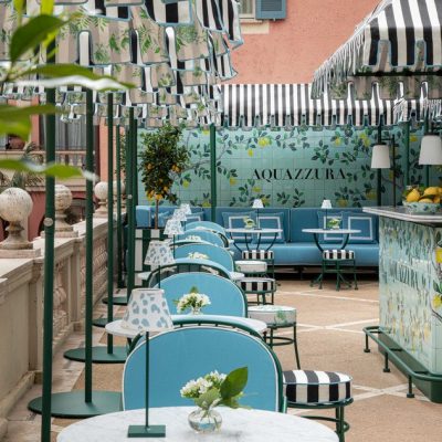 Aquazzura Unveils Its First Bar at Hotel de Russie in Rome