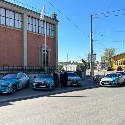 “Revving up for Market Art Fair 2024: BMW Cars Illuminated With Katrin Westman’s Artworks”