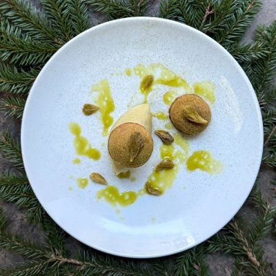 A Brutalist Christmas Table: A Psychedelic Culinary Journey